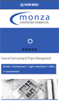 Mobile Screenshot of monzaconstruction.com